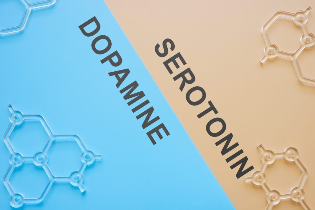 Dopamine and serotonin