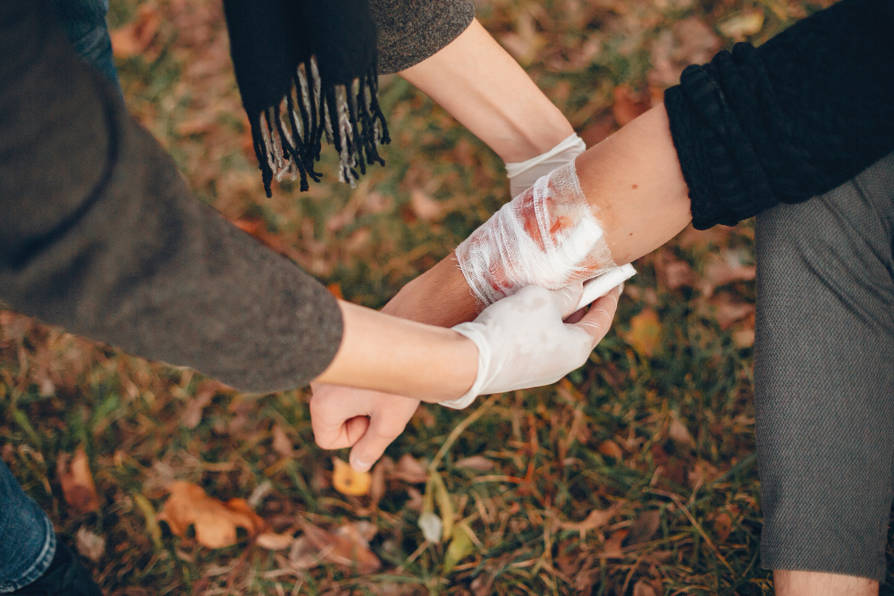 Burn injuries that become infected, delaying healing and requiring prompt medical care.