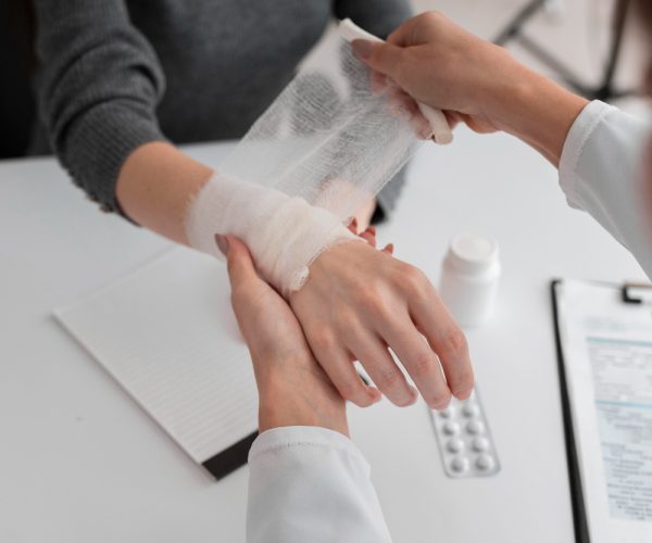 Professional burn treatment to heal burn wounds, relieve pain, prevent infection, and minimize scarring.