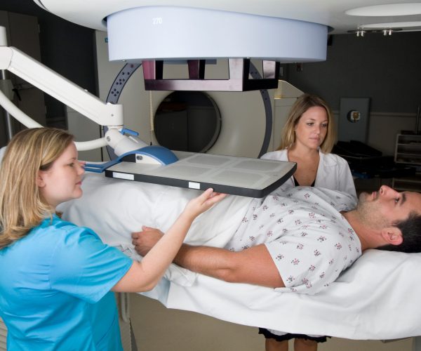 Man,Receiving,Radiation,Therapy,Treatments,For,Prostate,Cancer