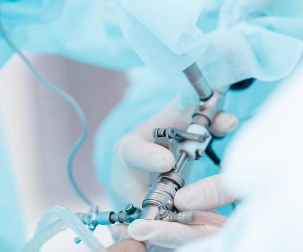 Robotic,Laparoscopy,Surgery,For,Prostate,Adenoma,In,Medical,Setting,,Banner.
